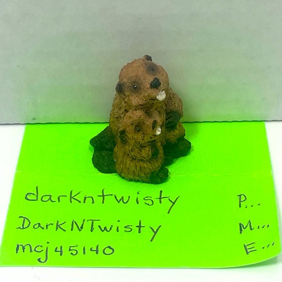 Vintage Beaver Sculpture Figurine possible United Design Canada - Picture 3 of 11